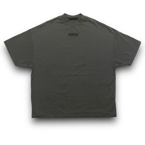 FEAR OF GOD ESSENTIALS MEN’S OVERSIZED CREWNECK T-SHIRT MEDIUM GREY